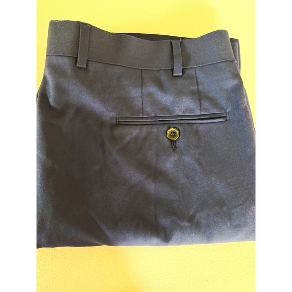 Lauren Ralph Lauren Other - Lauren Ralph Lauren Men's 38x30 Navy Wool Blend Natural Stretch Flat Front Pants